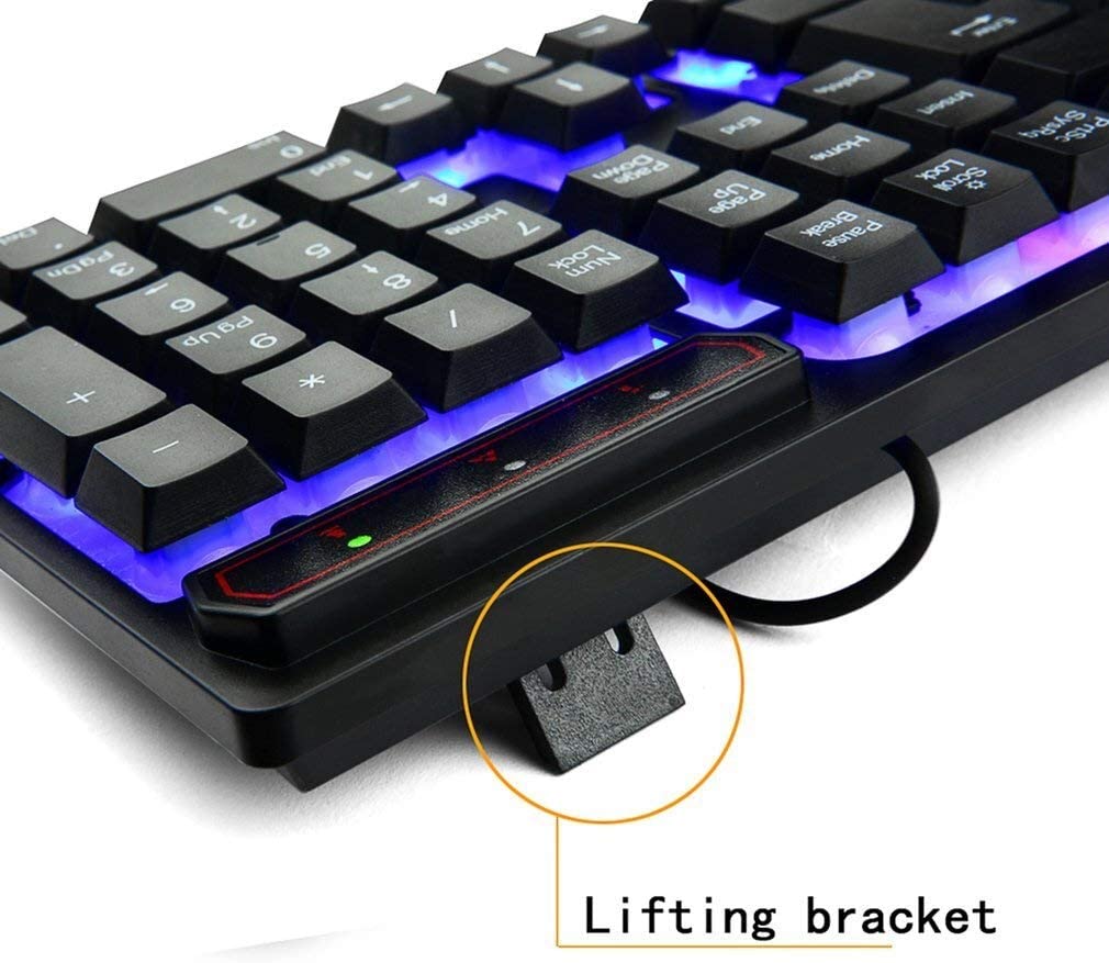 108 Key Mechanical Keyboard Colorful Illuminated Gaming Keyboard Hand Mechanical Floating