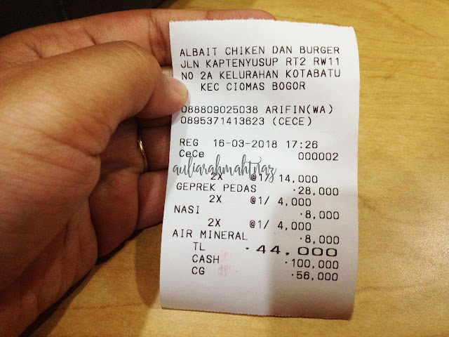 ayam geprek pedas albait bogor ayam geprek pedas albait bogor