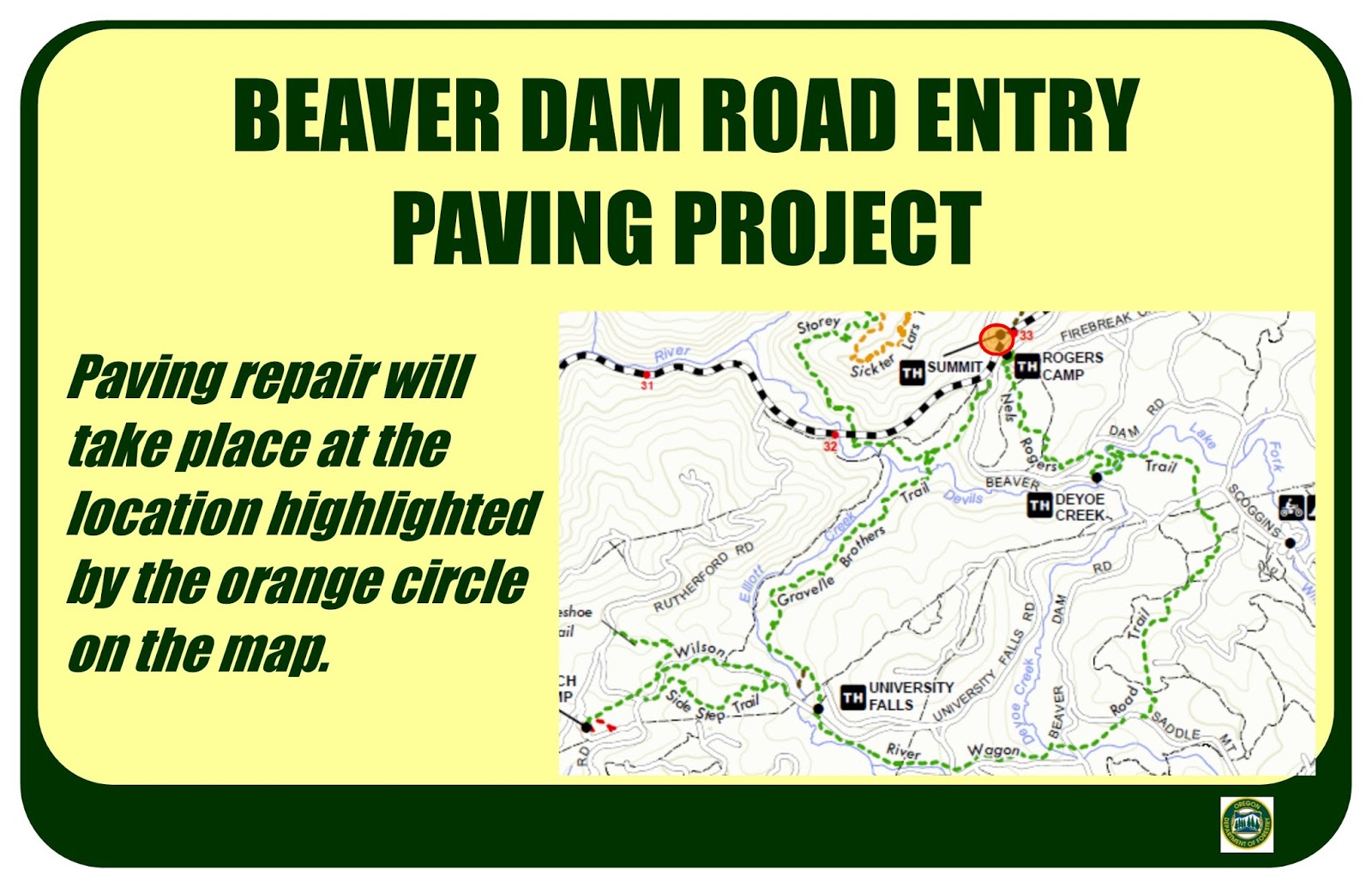 Tillamook State Forest Blog: Beaver Dam Paving Project: Smoothing out ...