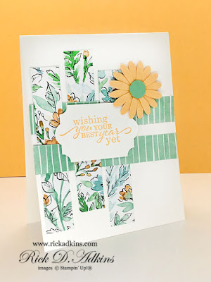 Wishing You Your Best Year Simple Sunday SIP Card!  Click here to find out all the details to make this #simplestamping card with stamps ink and paper