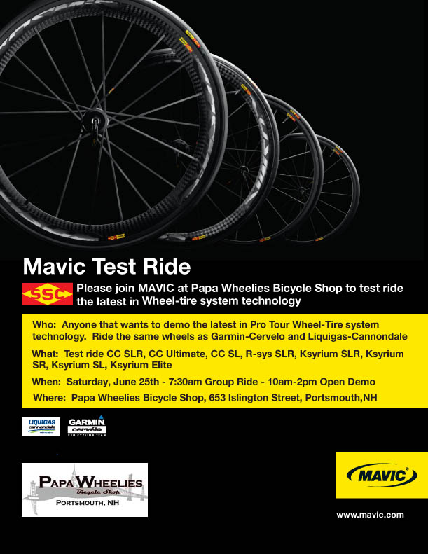 Papa Wheelies Bike Shop Mavic Wheel Demo