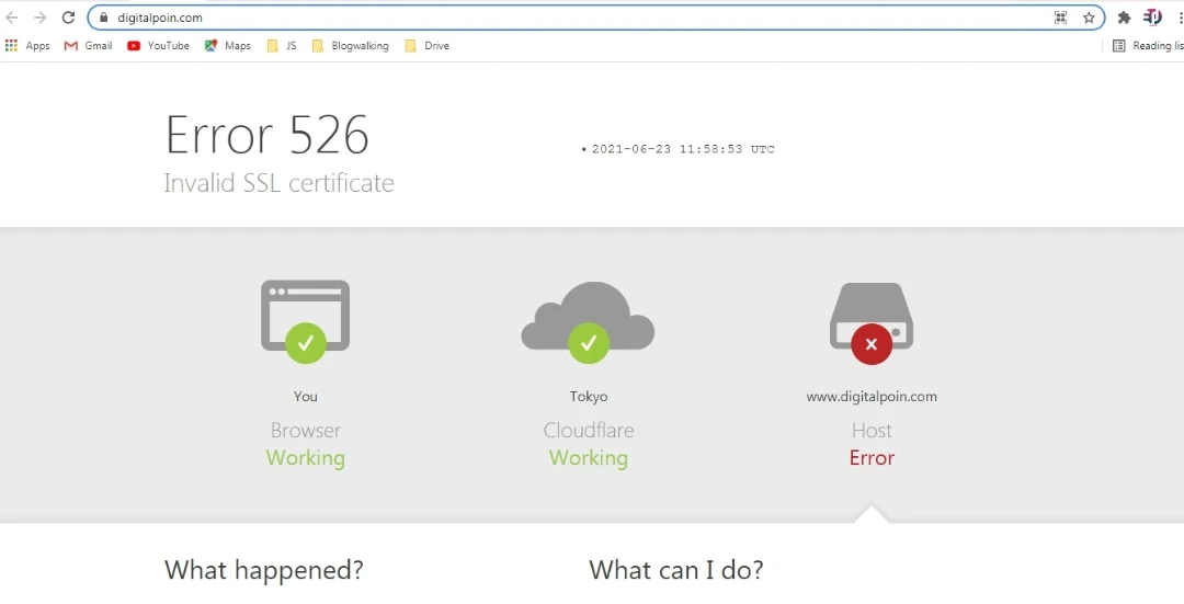 Mengatasi Invalid SSL Certificate Host CDN Cloudflare