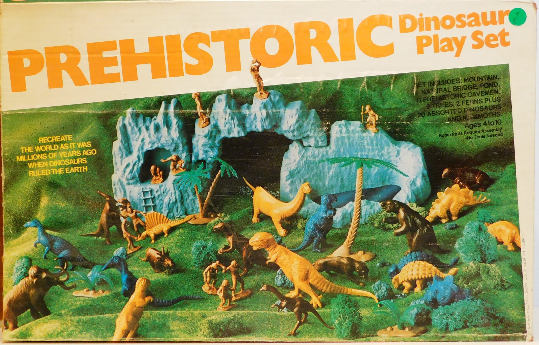 Toys and Stuff Marx Prehistoric Dinosaur Playset 4208