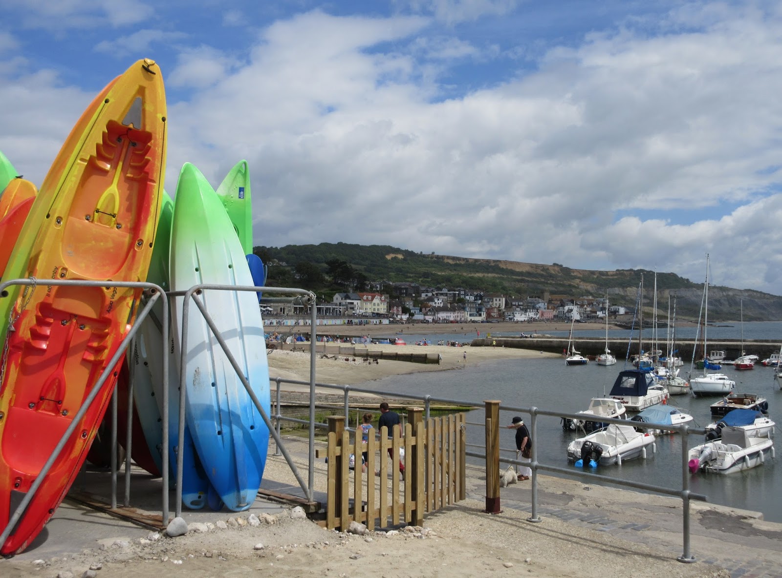 Low tide at Lyme Regis