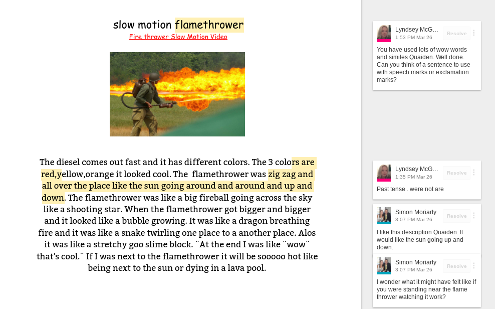 Flamethrower ww1 advantages image