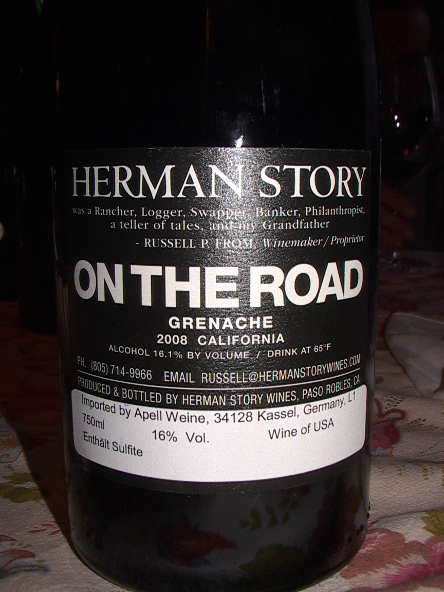 Barry's Wine Notes & Memories Sausages, Thai Food and Good Wines