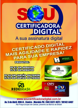 SOU DIGITAL -- A SUA ASSINATURA DIGITAL -- MARABÁ/PA