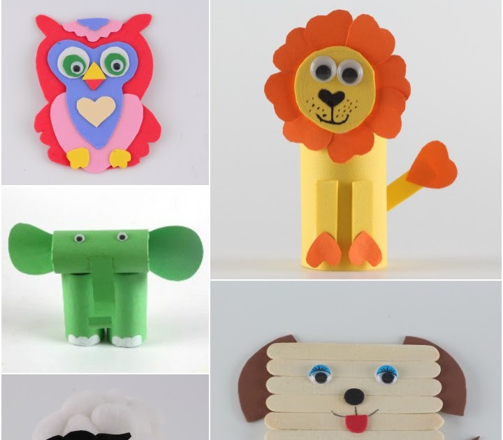 3 Easy Animal Crafts for Preschoolers