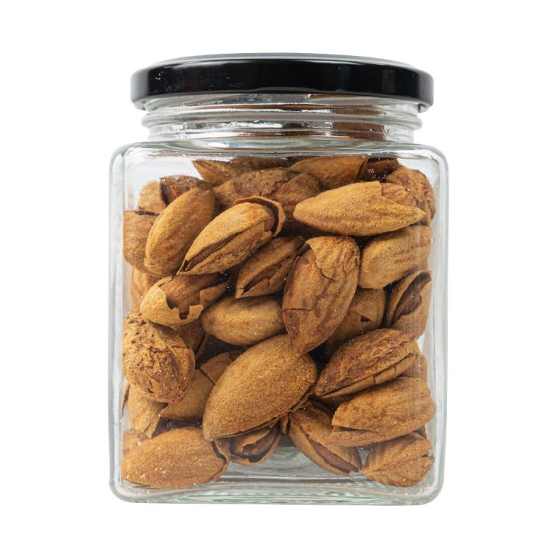 Hạnh Nhân Rang Bơ Còn Vỏ Faminuts Hũ Thủy Tinh 200g