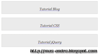 Slide Up Box CSS3 di Blog