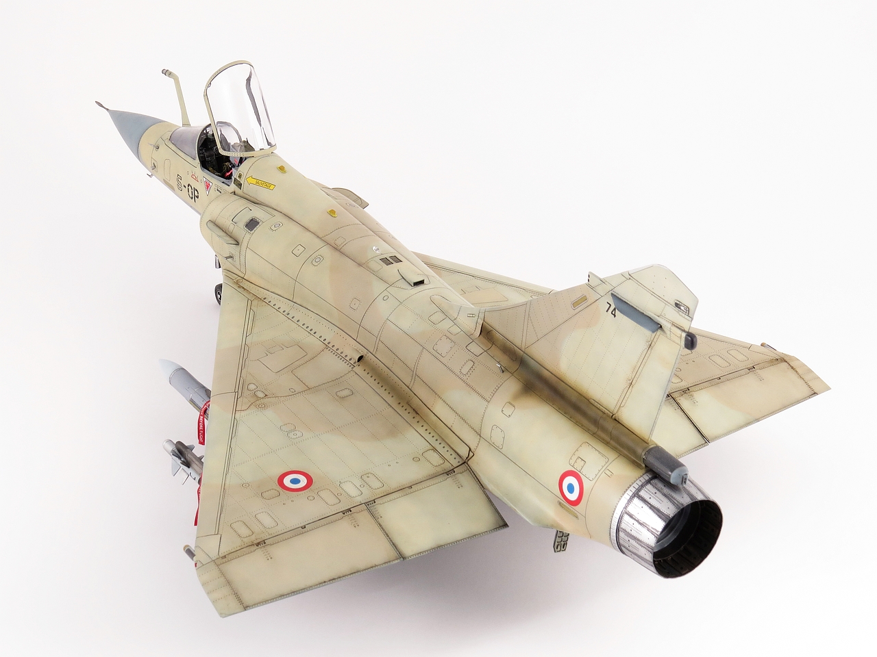 Eduard LooK 634018 1/32 Dassault Mirage 2000C Inst Panel & Seatbelts KITTY HAWK 