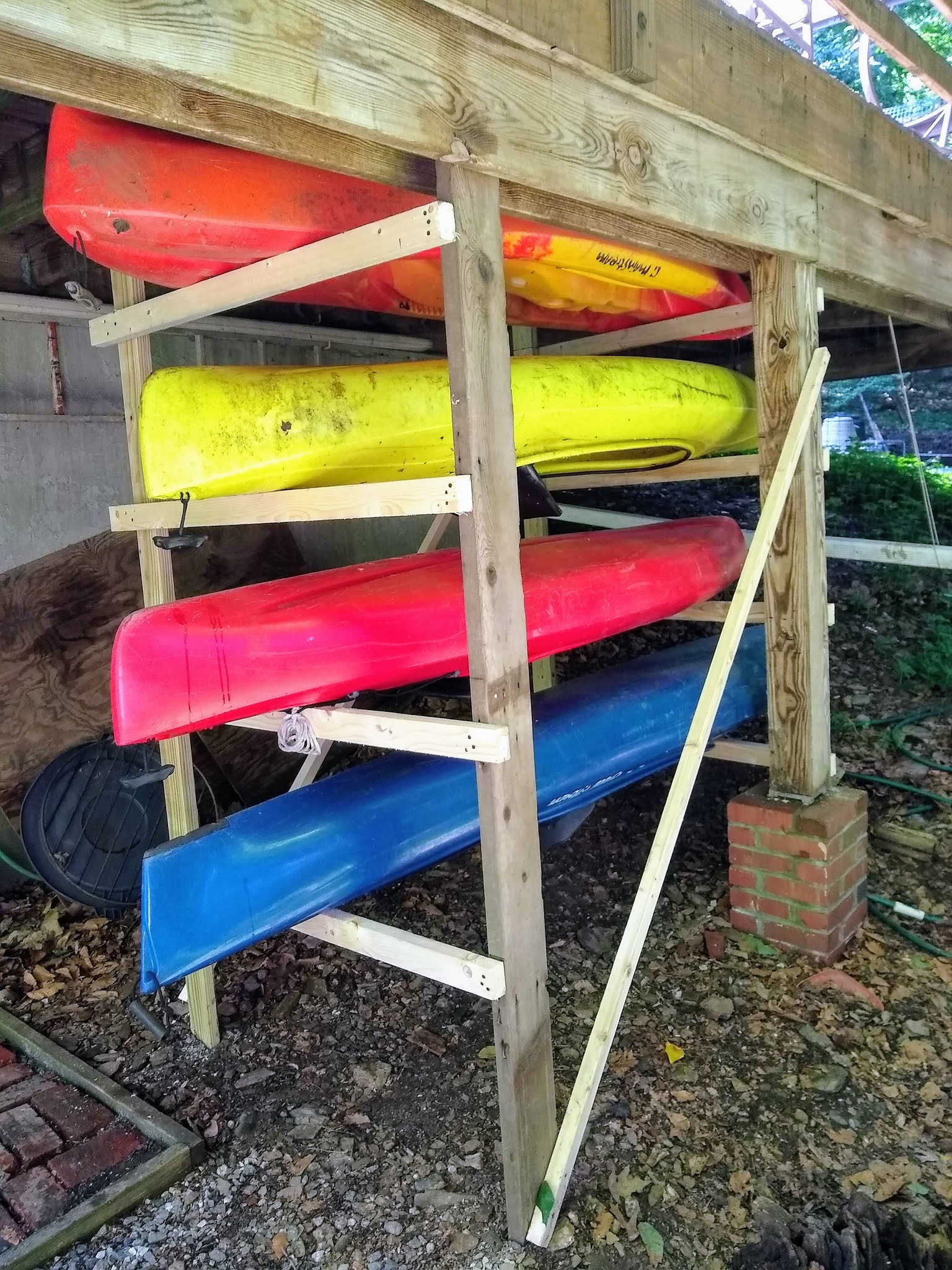 What I am Learning Now Kayak Rack Project