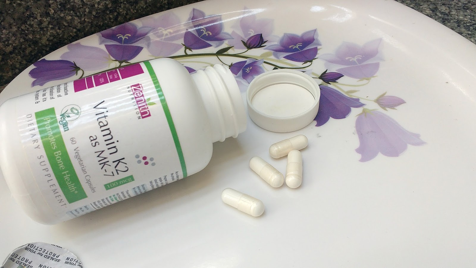 Increase Bone health With Zenith Nutrition Vitamin K2 as MK7 Capsules