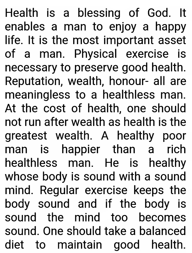 health is wealth paragraph, write a paragraph on health is wealth, health is wealth paragraph 100 words, short paragraph on health is wealth, health is wealth paragraph in english, paragraph on health is wealth in 150 words, write a paragraph health is wealth, write a short paragraph on health is wealth, health is wealth paragraph for class 6, health and wealth paragraph, paragraph on health is wealth in english, short paragraph on health, write a paragraph about health is wealth, write paragraph on health is wealth, health is wealth paragraph in hindi, paragraph on health is wealth in 100 words, paragraph on health and wealth, paragraph on health is wealth for class 6, paragraph on health is wealth in hindi, small paragraph on health is wealth, health is wealth paragraph for class 3, health is wealth essay paragraph, short paragraph health is wealth, write a paragraph on health is wealth on the basis of given hints, paragraph on the topic health is wealth, easy paragraph on health is wealth