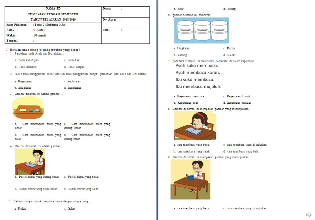 Soal Uts Kmb 1 Semester 3