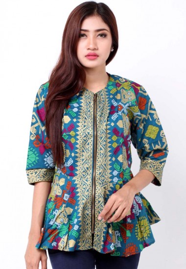 Baju Batik Wanita Tren Kekinian - Cara Menjahit Pakaian