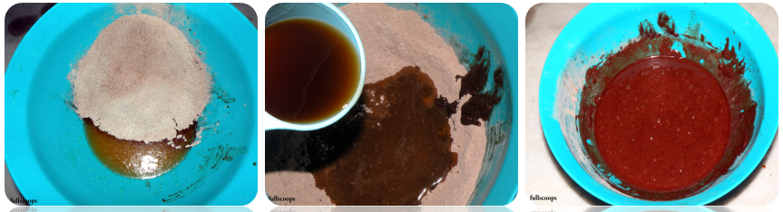 Eggless Moist Chocolate Cake Recipe (egg free and dairy free) ~ Full