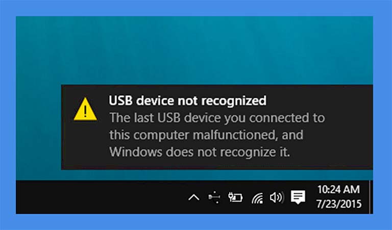 Cara Memperbaiki Masalah USB Device Not Recognized Pada Windows 10