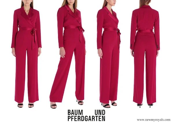 Crown Princess Elisabeth wore Diane von furstenberg Monica jumpsuits