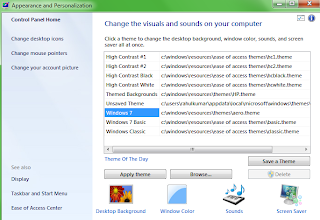 Security Eagle: How to personalization themes on windows 7 home basic