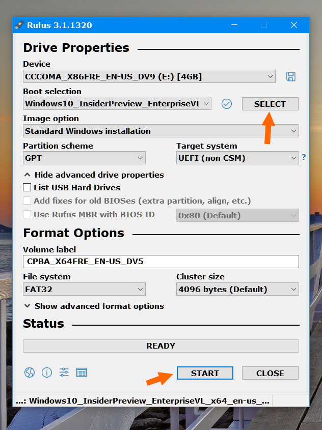 bootable usb drive creator tool dos