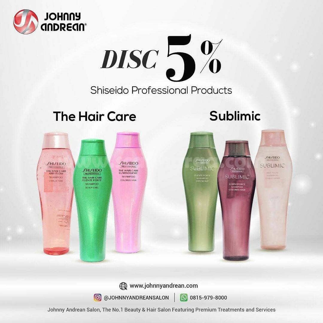 Johnny Andrean Disc 5 untuk produk The Hair Care & Sublimic by
