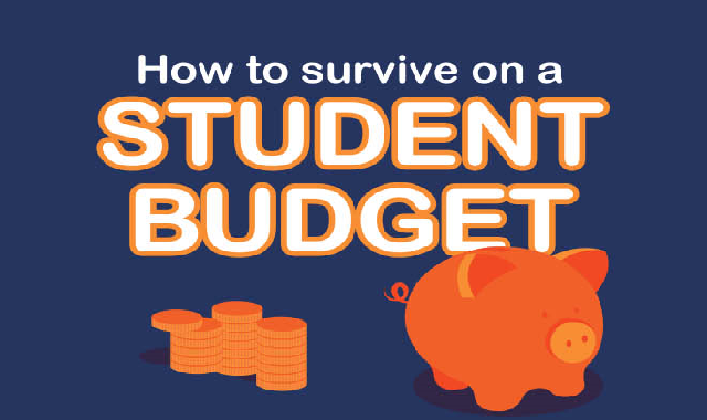 How to Survive on a Student Budget #infographic
