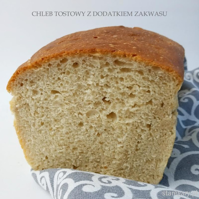 Chleb pszenny na drożdżach i resztkach zakwasu
