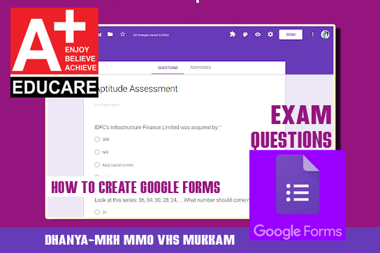 Aplus Blog: HOW TO CREATE GOOGLE FORMS-ONLINE QUESTION PAPER