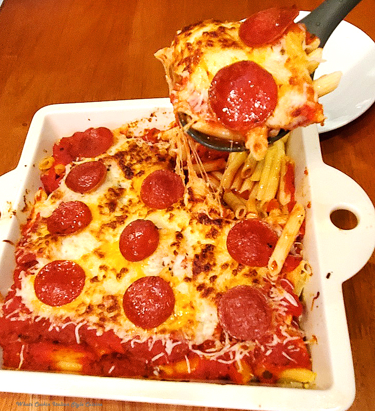Pepperoni Pizza Pasta What's Cookin' Italian Style Cuisine