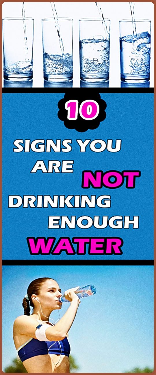10 Signs you are not drinking enough water wellness days