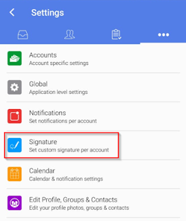 Cara Pasang Signature Gambar Di Email Hp Android Dengan TypeApp