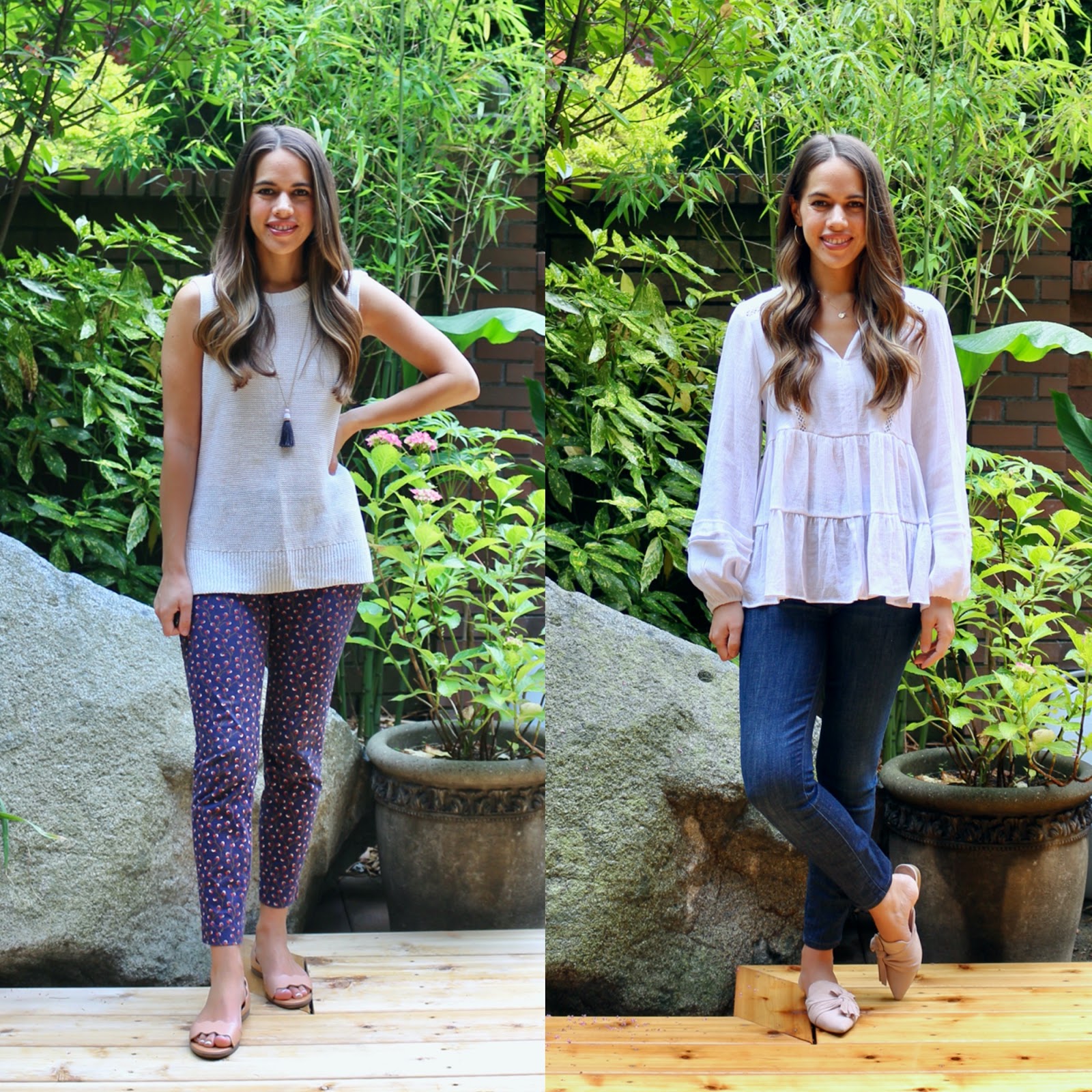 See What Katie Wears Business Casual Outfit Marled B W Sweater