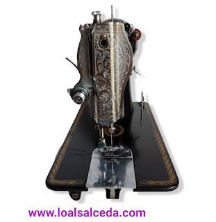 Maquina de coser alfa 40 vista de frente