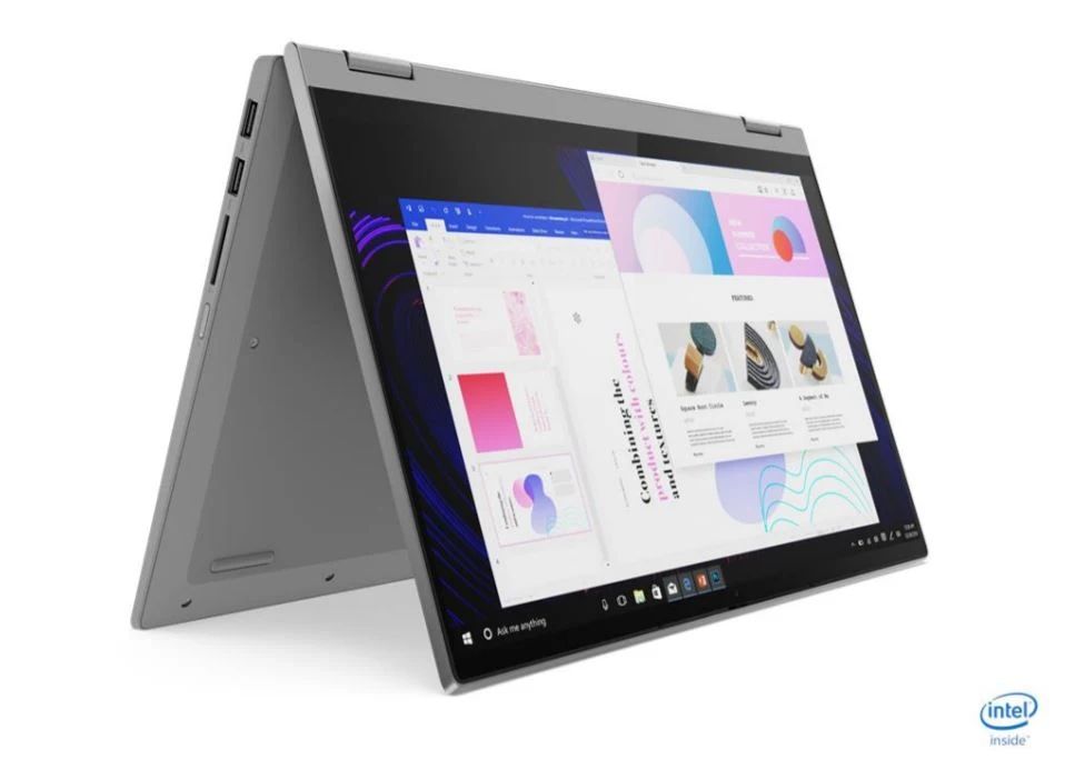 Lenovo IdeaPad Flex 5 68ID, Laptop Hybrid Mainstream Bertenaga Intel Core i5-1035G1