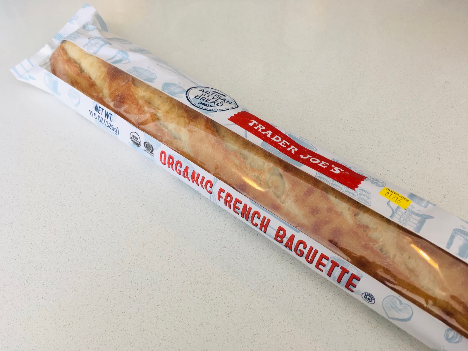 Trader Joe's 買い物日記 Organic French Baguette