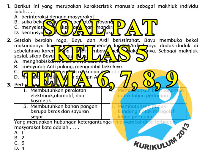 Soal Pat Kelas 6