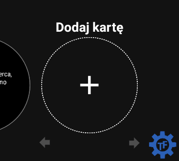 Jak dodać kartę informacji na zegarku?