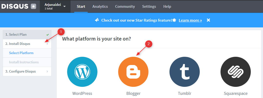 Cara Pasang Komentar Disqus di Blog