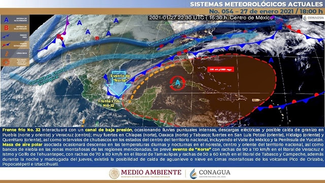 Fuertes vientos incrementan la contaminación del aire en la Zona Metropolitana del Valle de México (ZMVM)