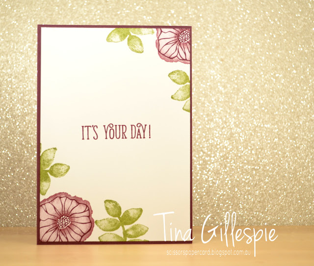 scissorspapercard, Stampin' Up!, Oh So Eclectic, Eclectic Layers, Happy Birthday Gorgeous, Colour Theory DSP, Layered Leaves