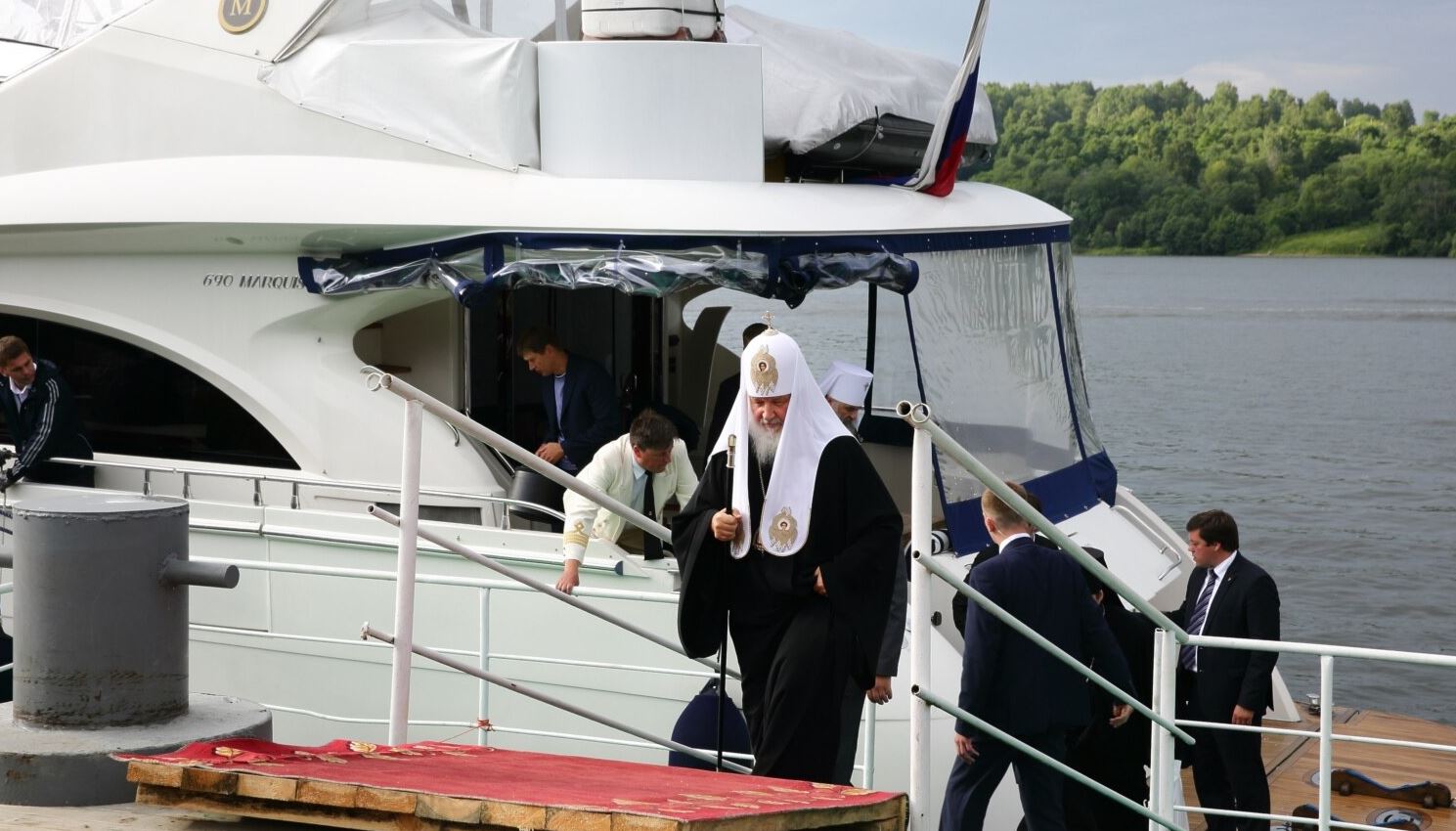 Кирилл Гундяев на яхте