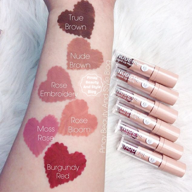 REVIEW Cathy Doll Nude Me Liquid Lipstick Swatches Long Lasting Matte