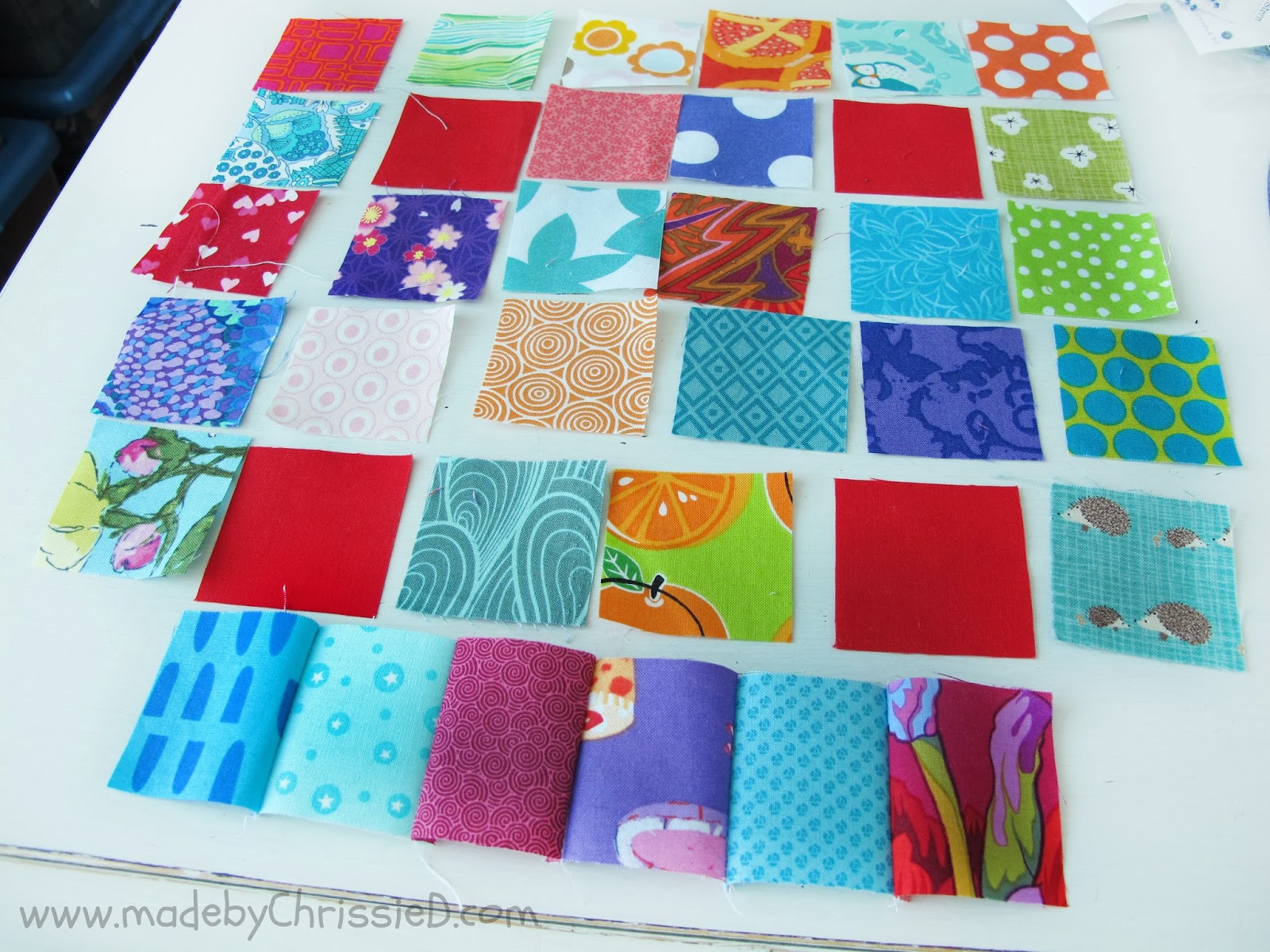 Chris Dodsley @mbCD: Easy Scrappy Nine Patches Tute: My February 2014 ...