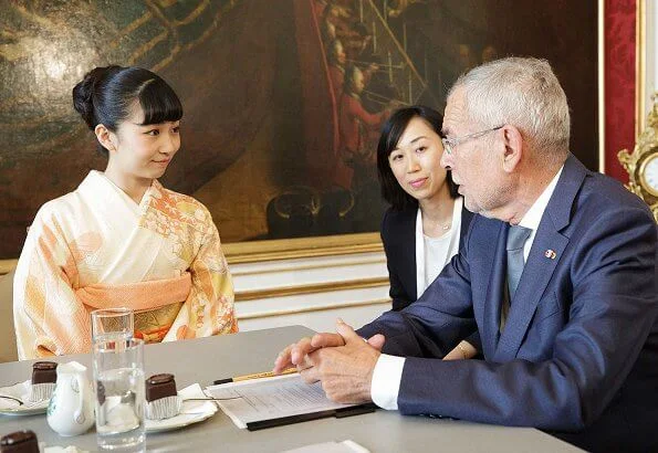 Japanese Princess Kako, niece of Emperor Naruhito, arrived in Vienna, the capital of Austria