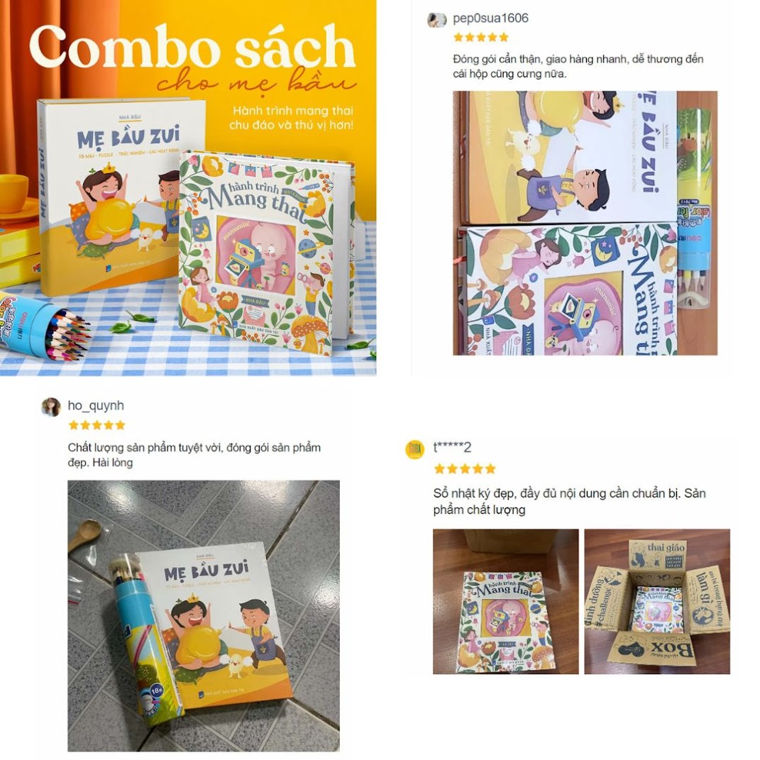 [A116] Chọn lọc: Top những cuốn sách cho Bà Bầu hay nhất