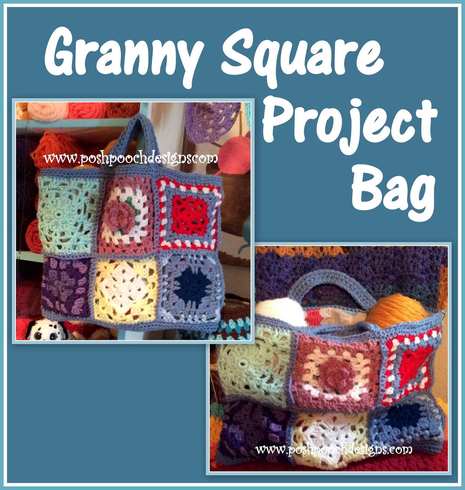 Crochet Granny Squares Bag Video