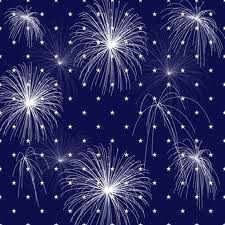 Fireworks Background Blue 6
