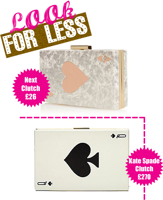 Playing card clutch Playing card clutch