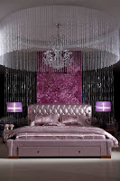 Habitaciones en violeta y gris plata - Ideas para decorar dormitorios